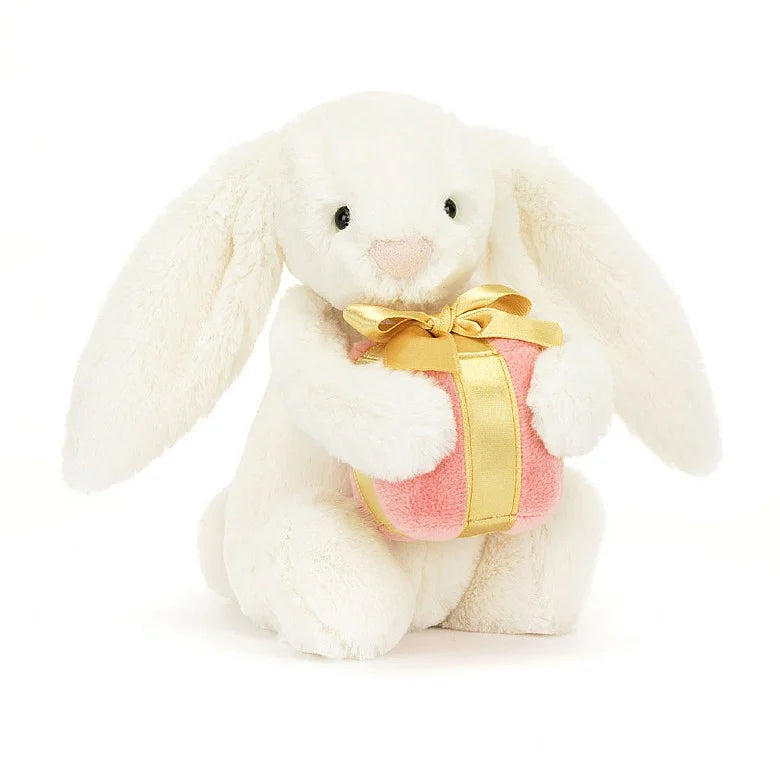 Jellycat Little Bashful Bunny with Present More Than Just a Gift Narborough Hall