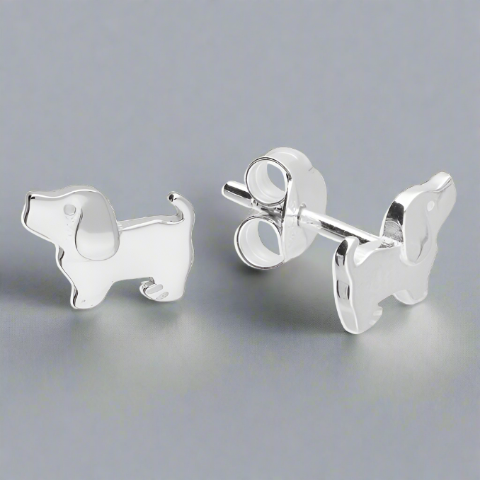 Cute dog earrings best sale