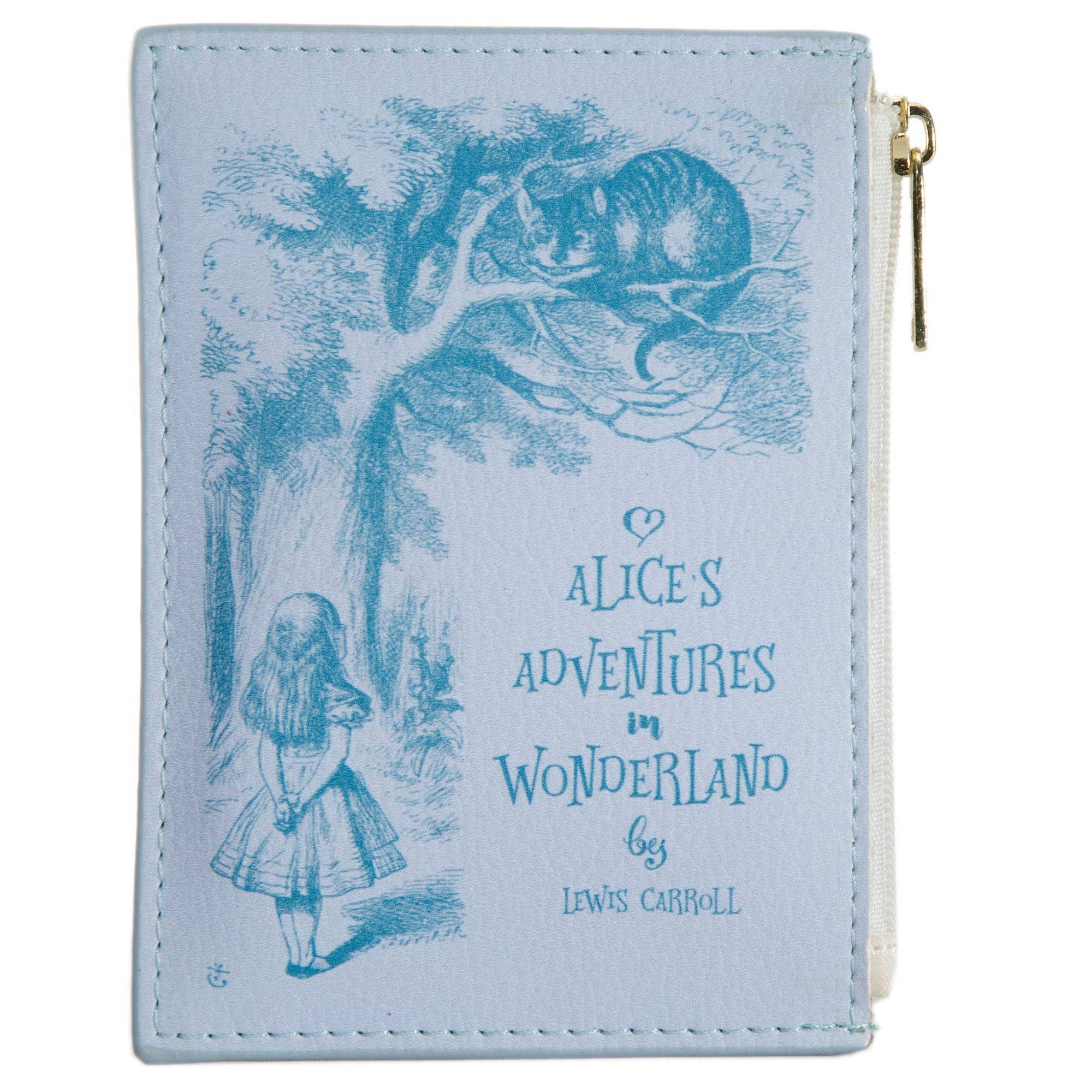 Well Read Company - Alice in Wonderland Original Purple Book Coin Purse Wallet