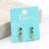 POM Citrus Mix 3 Pair Pack Crystal Set Studs