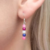 Carrie Elspeth Pink Miracle & Agate Earrings