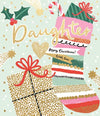 Daughter stocking and present card