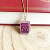 Quote and Quill - Little Women Book Necklace