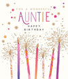 Wonderful Auntie Birthday Card