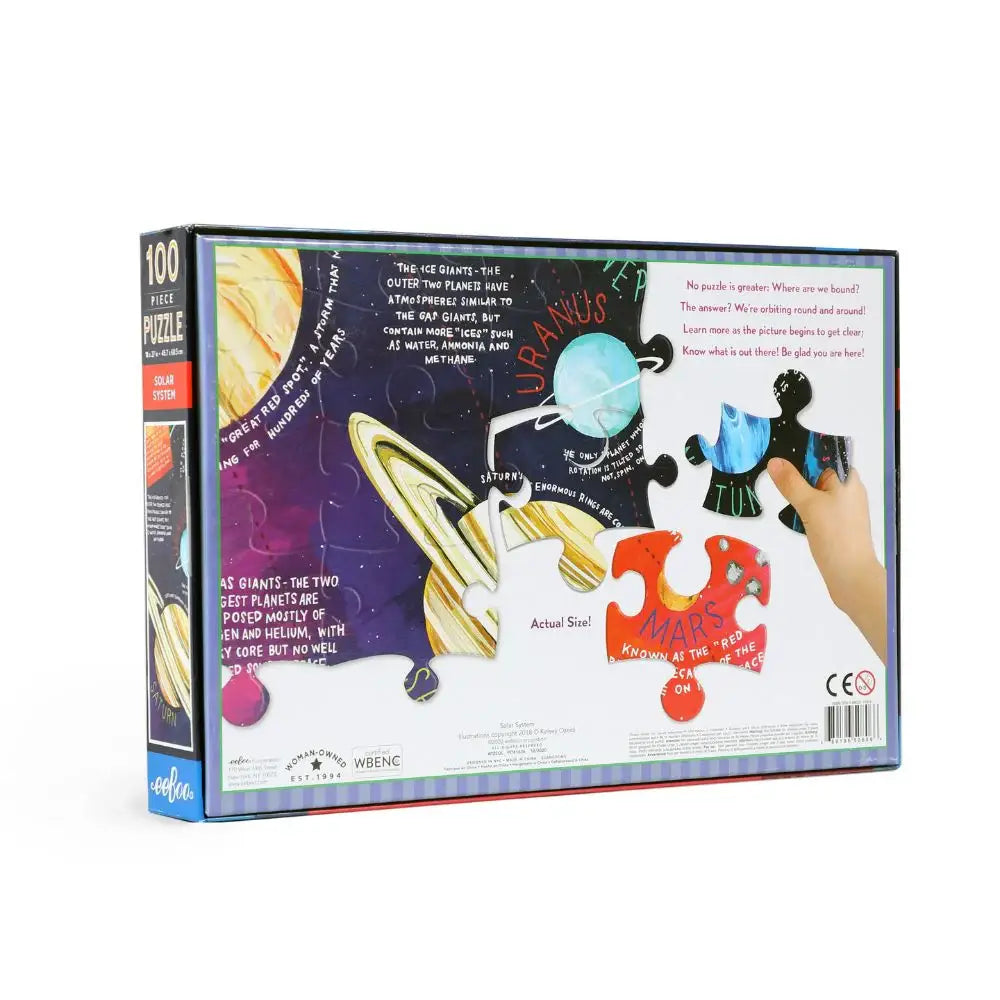 EeBoo Solar System - 100 piece Jigsaw Puzzle