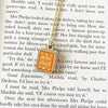 Quote and Quill - Book Lover Necklace