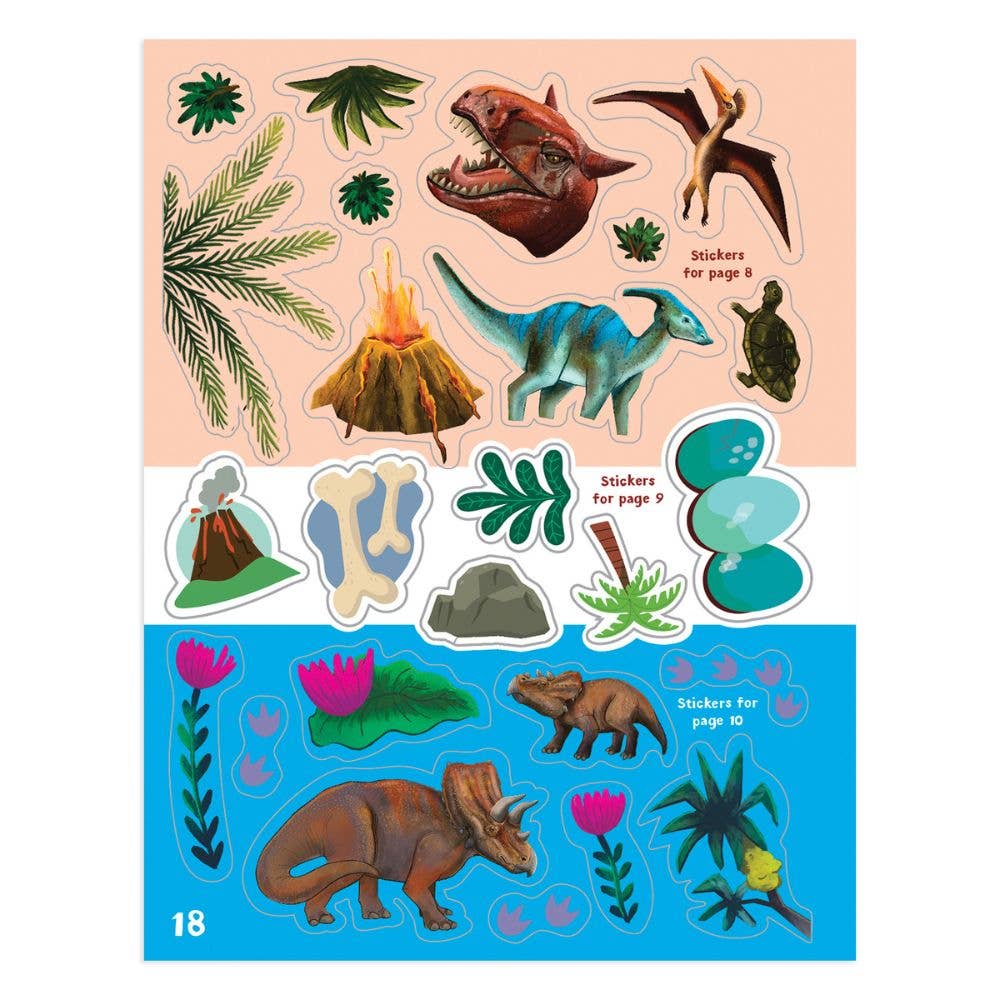 Dinosaur Sticker Activity Book