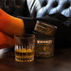 Whiskey Glass & Socks Gift Set-  Socks on the Rocks