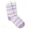 POM Lilac Cosy Slipper Socks