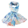 Tie Dye Printed Scarf - Blue