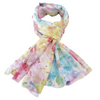 Tie Dye Printed Scarf - Yellow