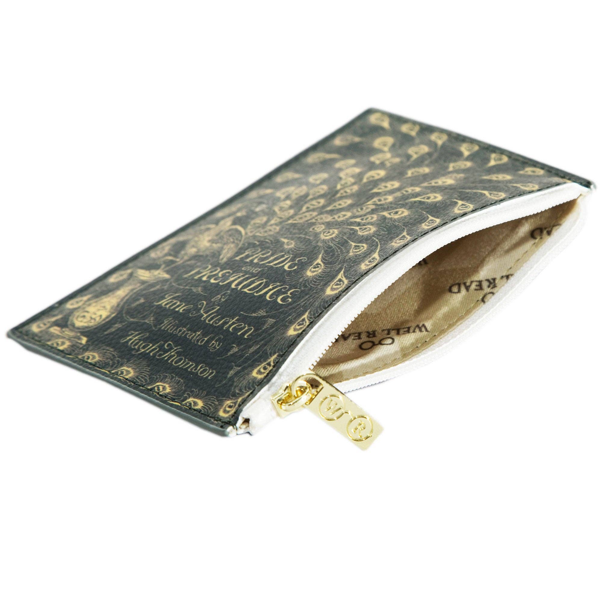 Well Read Company - Pride and Prejudice Green Book Coin Purse Wallet