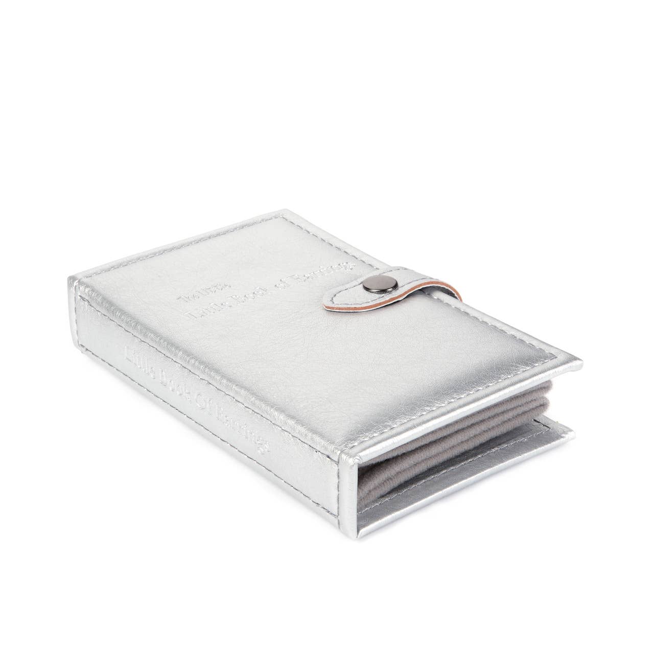 Little Book Of Earrings- -Silver Perfect earring organiser