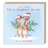 Paper Shed Son and daughter in Law Christmas Card