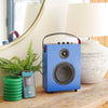 Steepletone  REDEFY- Luxury Bluetooth Speaker with Fabric Cover: Blue