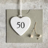 East of India Porcelain Heart - 50