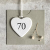 East of India Porcelain Heart - 70