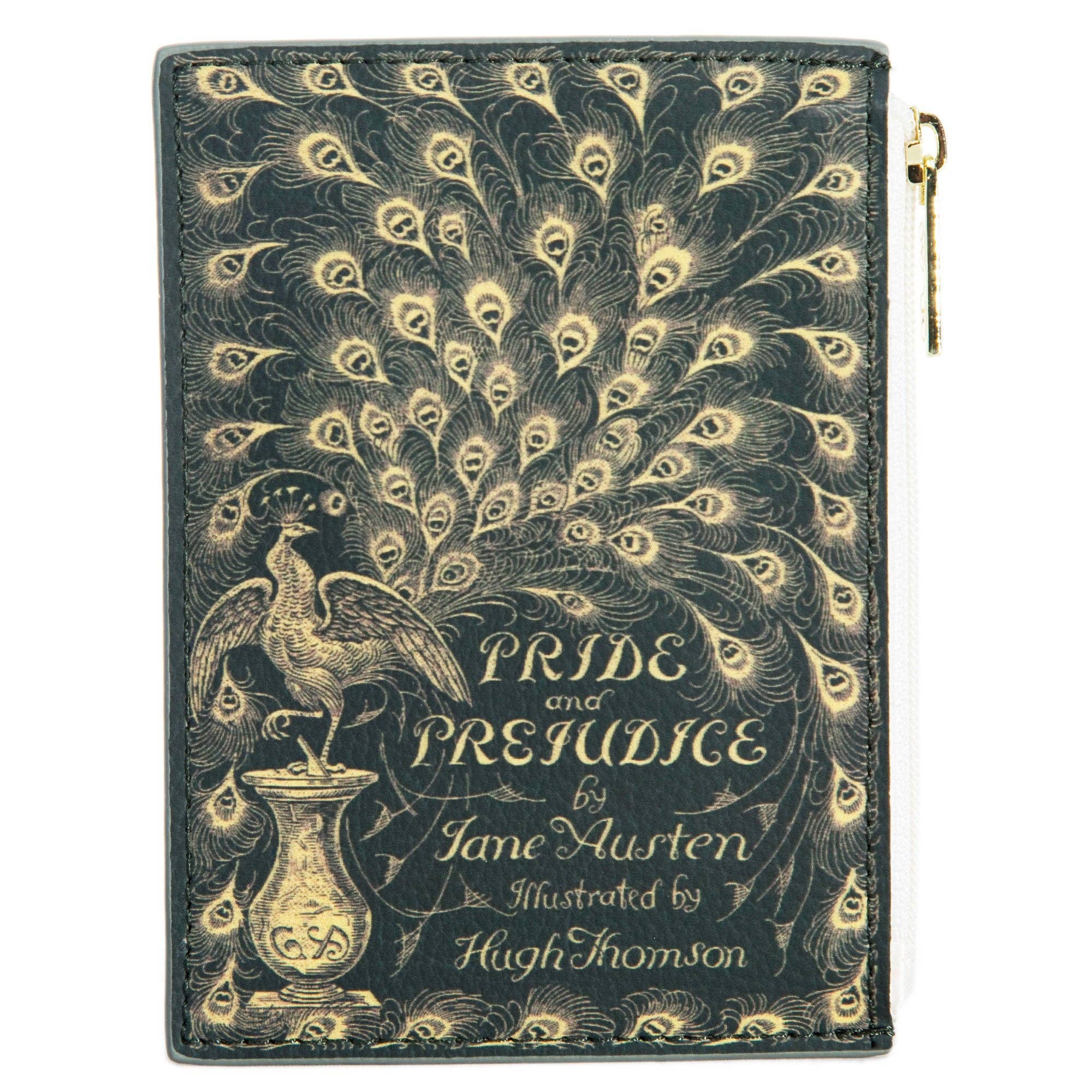 Well Read Company - Pride and Prejudice Green Book Coin Purse Wallet