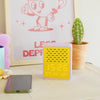 Steepletone  Rise Play - Bluetooth Speaker & Alarm Clock: Yellow/Purple