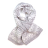 POM Wool Blend Pale Grey Pull Through Scarf