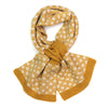 POM Mustard Retro Scandi Pull Through Scarf