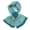 POM Jade Green Retro Scandi Pull Through Scarf