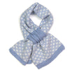 POM Baby Blue Retro Scandi Pull Through Scarf