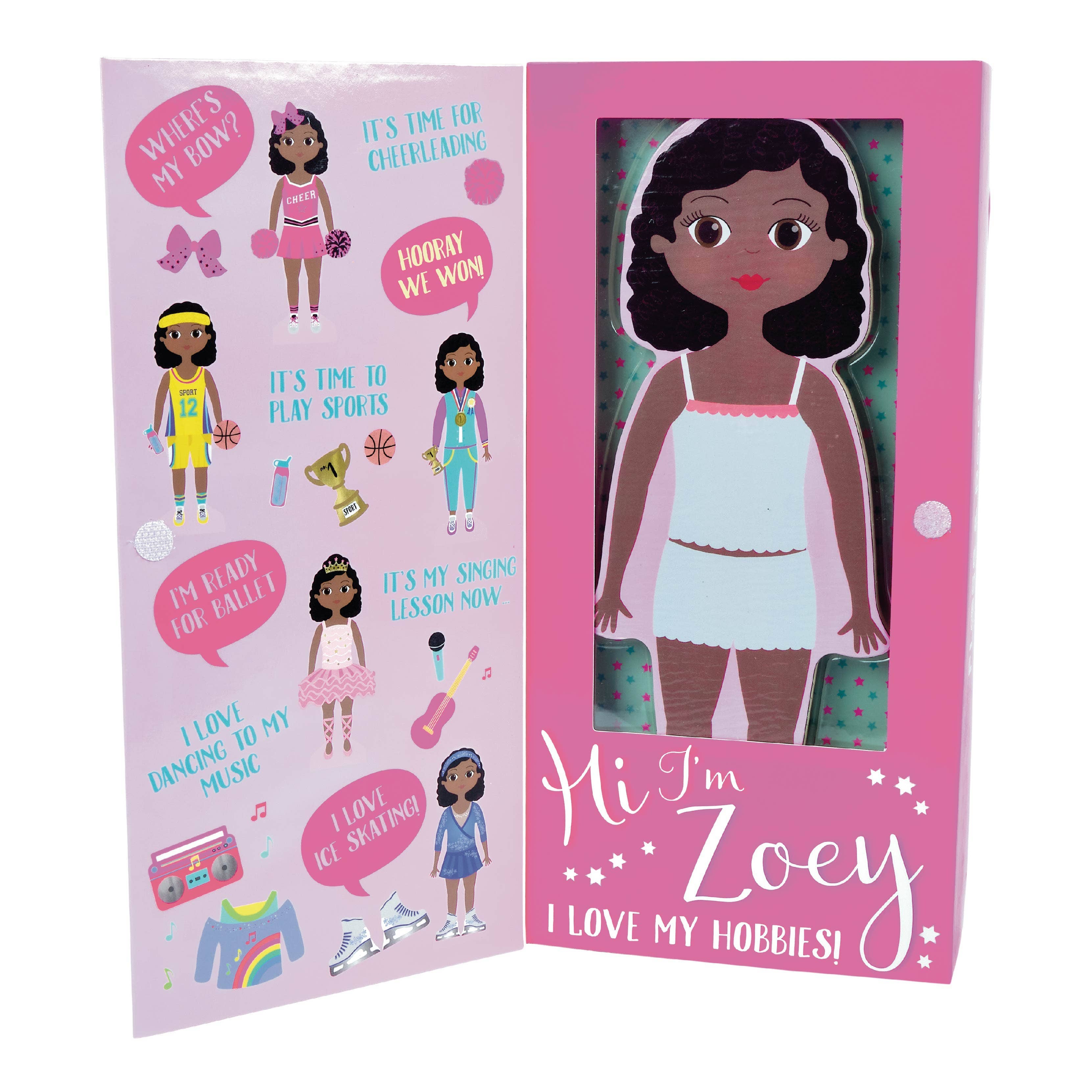 Floss and Rock Magnetic Dress Up Character - Zoey