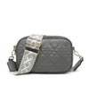 Tasha Heart Dark Grey Cross Body Bag