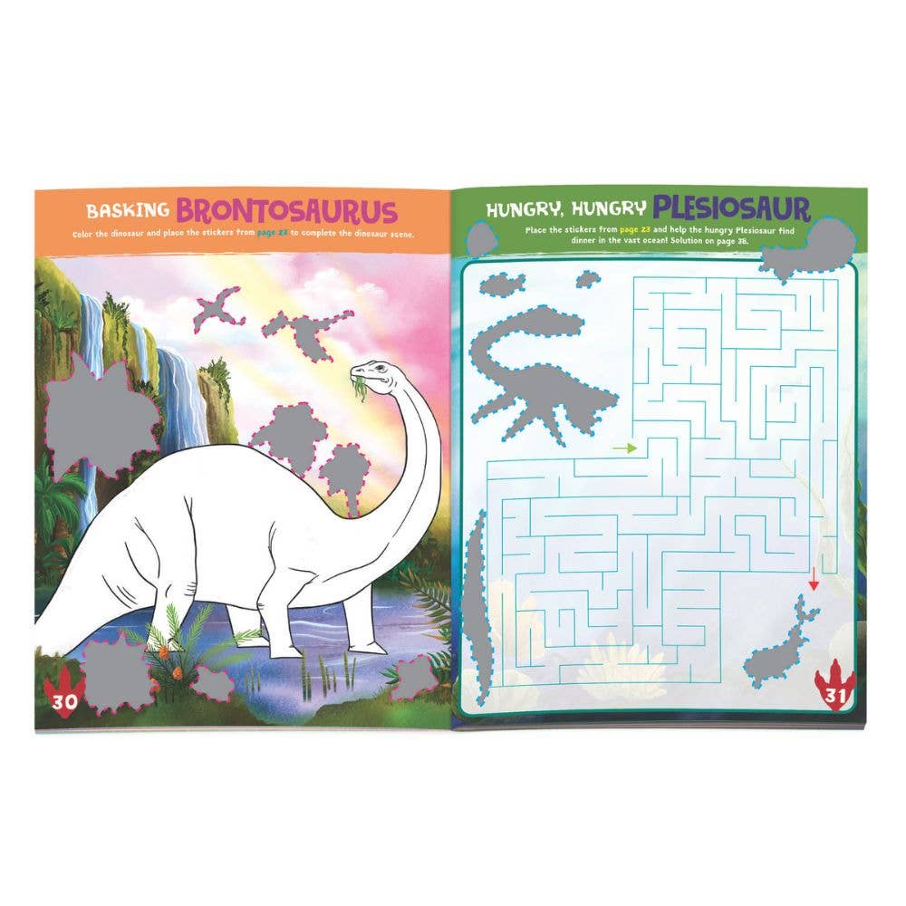 Dinosaur Sticker Activity Book