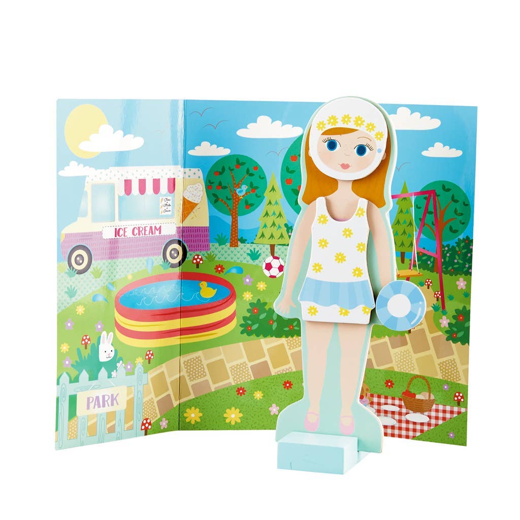 Floss and Rock Elsie Magnetic Dress up Doll