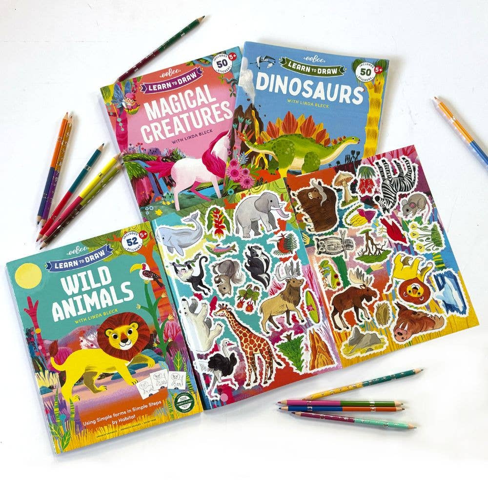 EeBoo Learn to Draw Dinosaurs