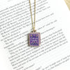 Quote and Quill - Pride and Prejudice Book Necklace