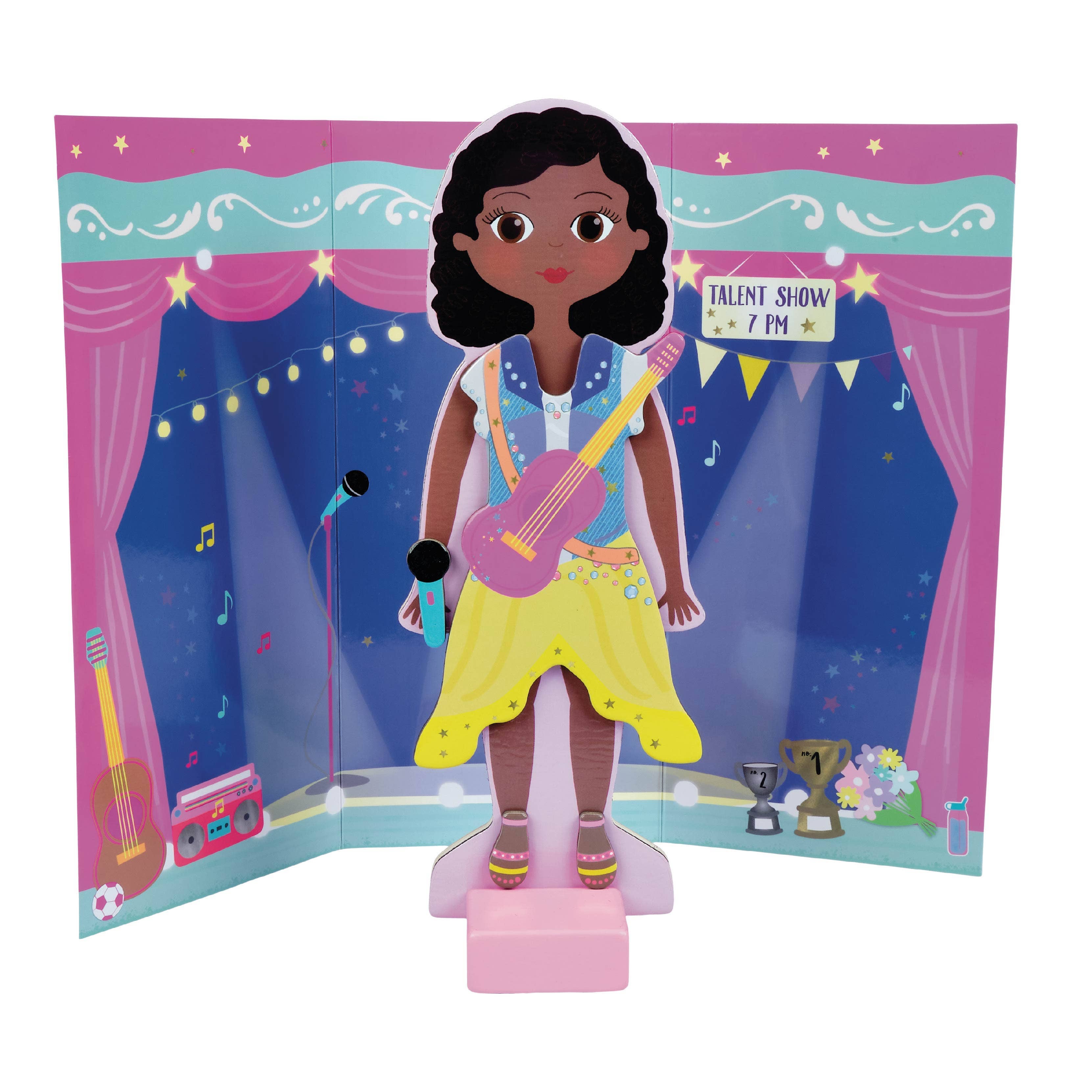 Floss and Rock Magnetic Dress Up Character - Zoey