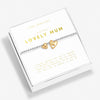 Joma Jewellery Boxed A Little 'Lovely Mum' Bracelet In Silver And Gold Plating