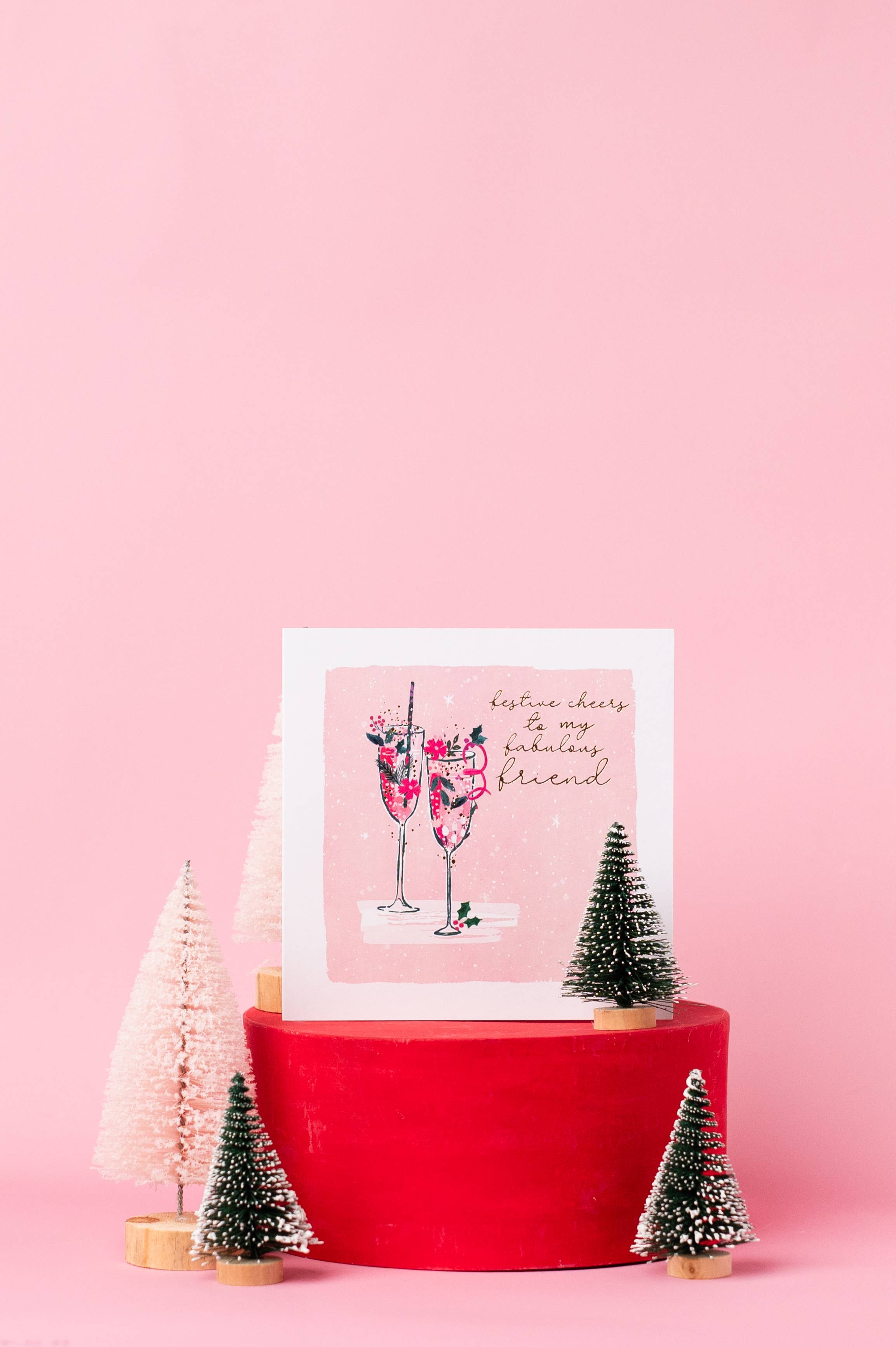 Hotchpotch - Friend Snowdrop Christmas Card Festive Drinks