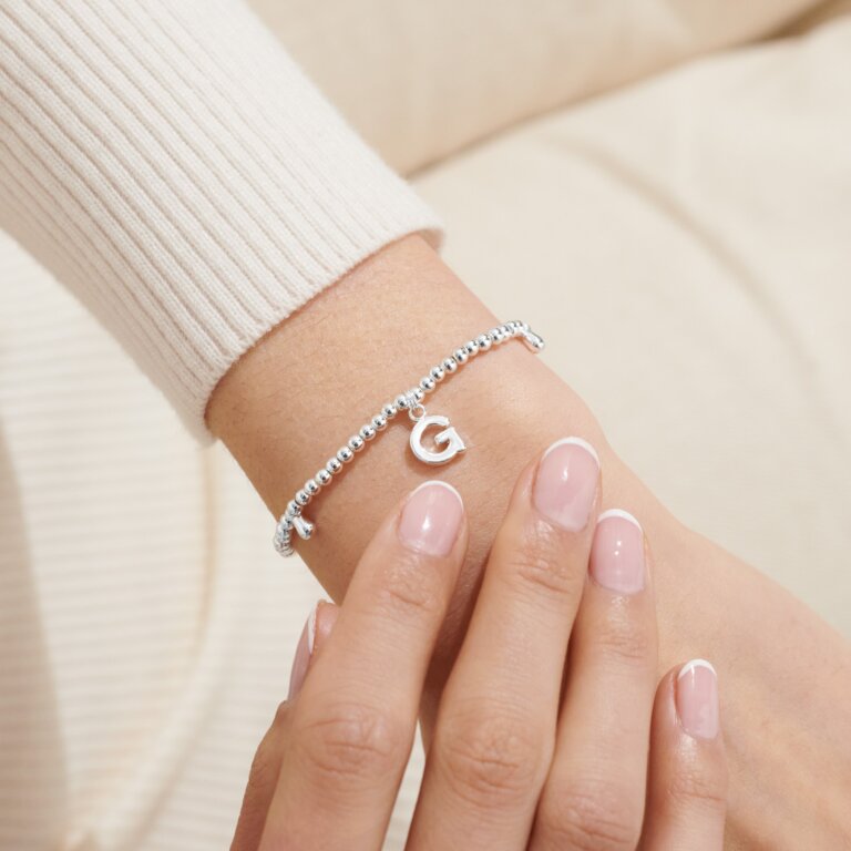 Joma Jewellery Silver Plated A Little 'Alphabet' Bracelets