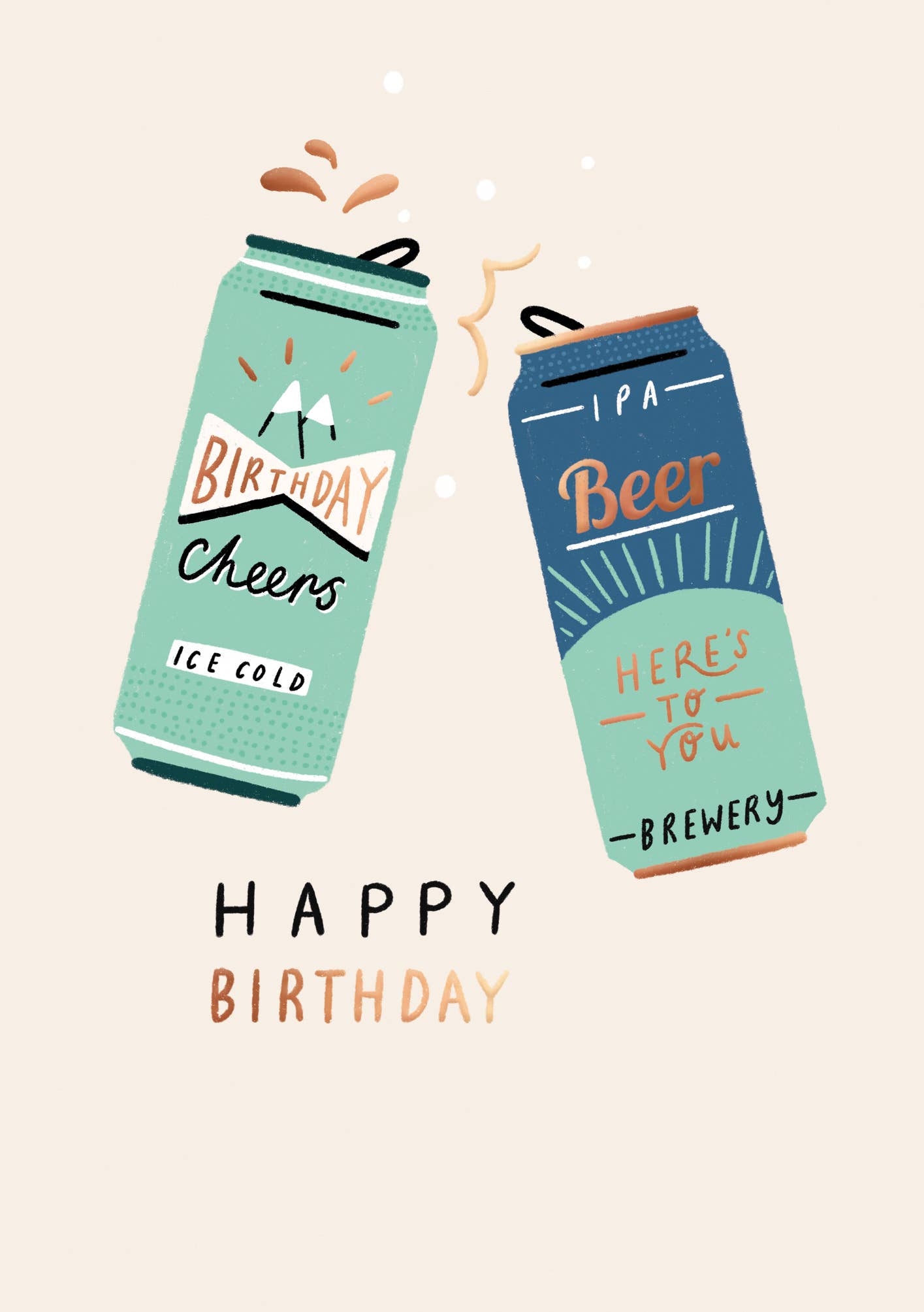 Hotchpotch - Bold Moves Birthday Beer Cans