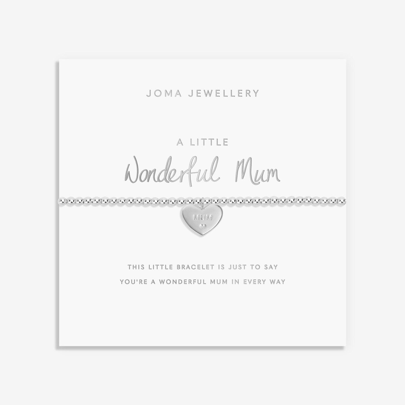 Joma Jewellery A Little 'Wonderful Mum' Bracelet