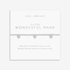 Joma Jewellery A Little 'Wonderful Nana' Multi Heart Bracelet