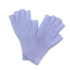 POM Baby Blue Ribbed Knit Fingerless Gloves