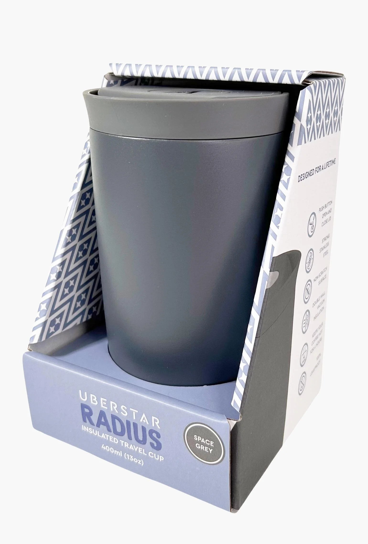 Radius Travel Cup - Space Grey