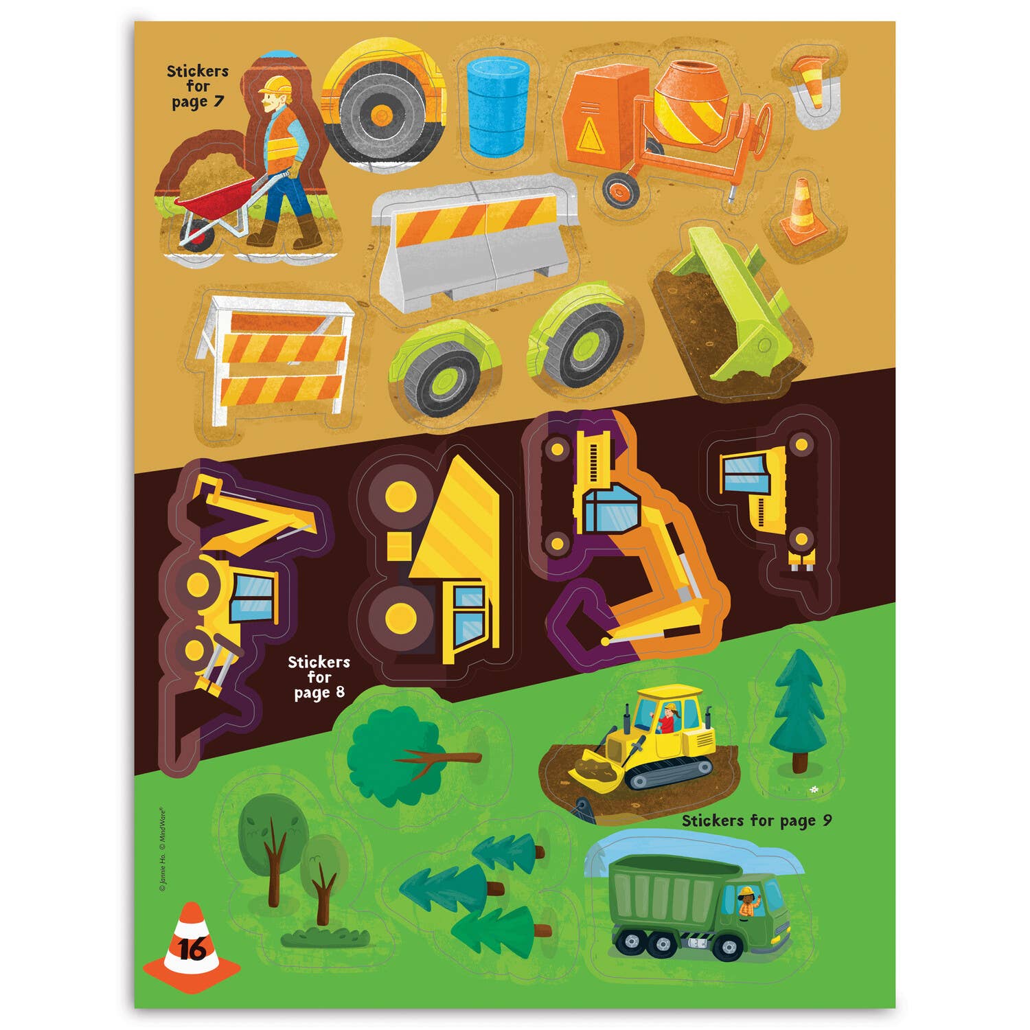 Build It! Construction Sticker Activity Book