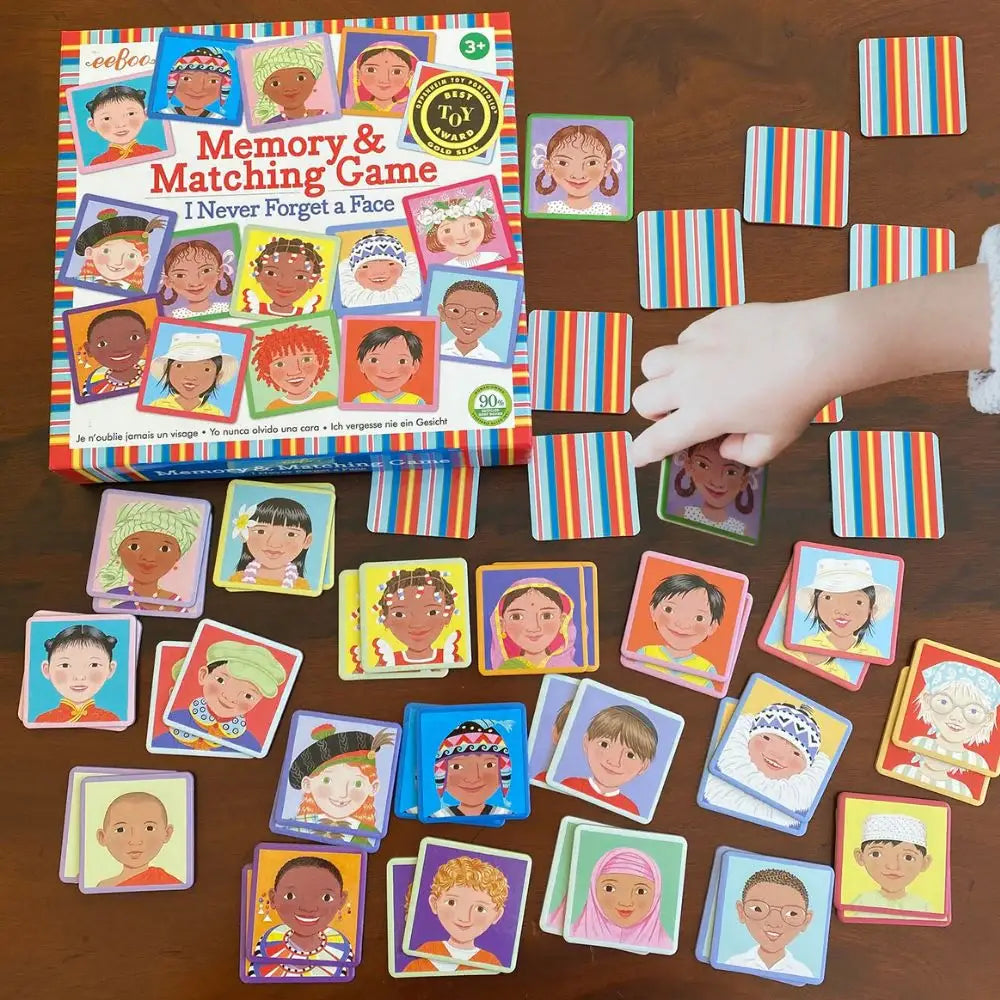 EeBoo I Never Forget A Face - Memory & Matching Game