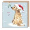 Paper Shed Love you Christmas Card