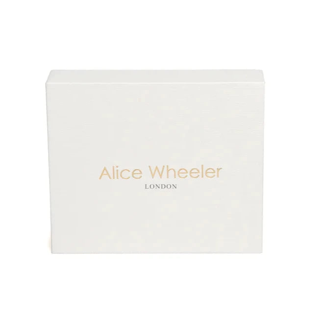 Alice Wheeler Black - Oblong compact Mirror & Liptick holder gift set