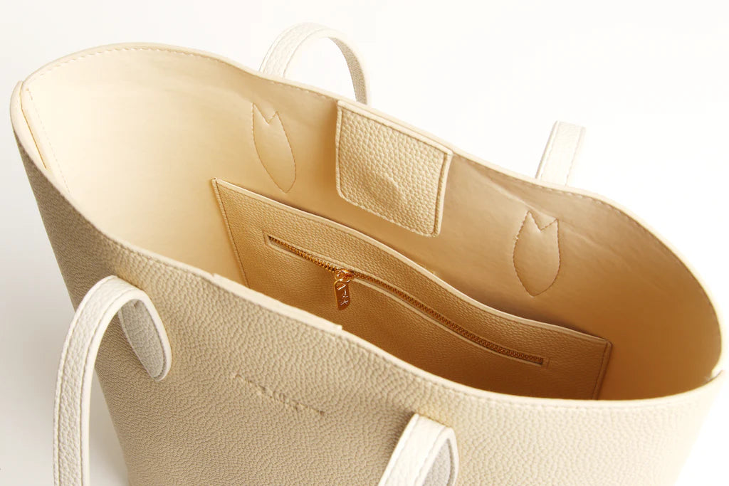 Alice Wheeler Ivory Tote Bag