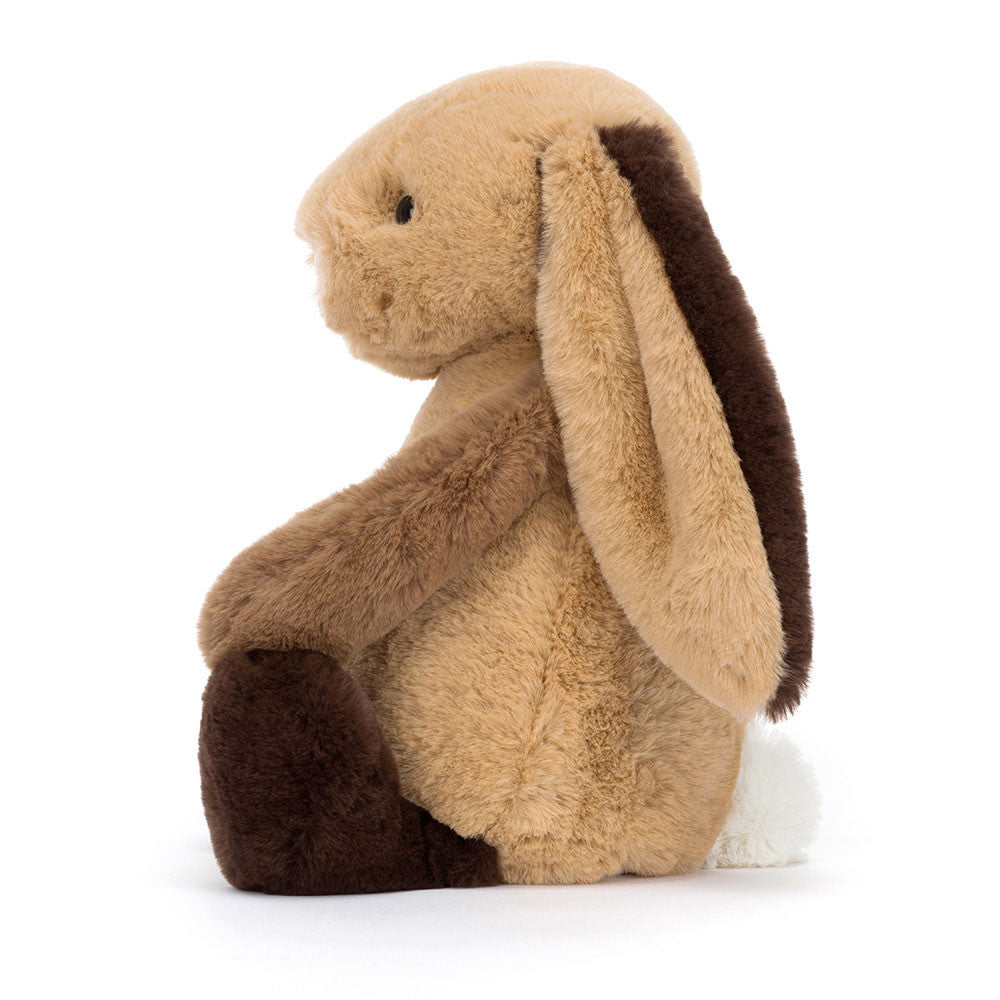 Jellycat Bashful Patchwork Brown Bunny - NEW FOR 2025