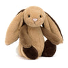 Jellycat Bashful Patchwork Brown Bunny - NEW FOR 2025