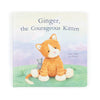 Jellycat Ginger, The Courageous Kitten Book